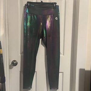Grrrl Rainbow Galactic Leggings size Amanda / Heather
